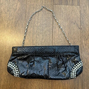 ABS by Allen Schwartz Leather Clutch Purse